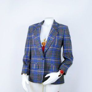 Vintage USA Made Pendleton Plaid Wool Blazer
